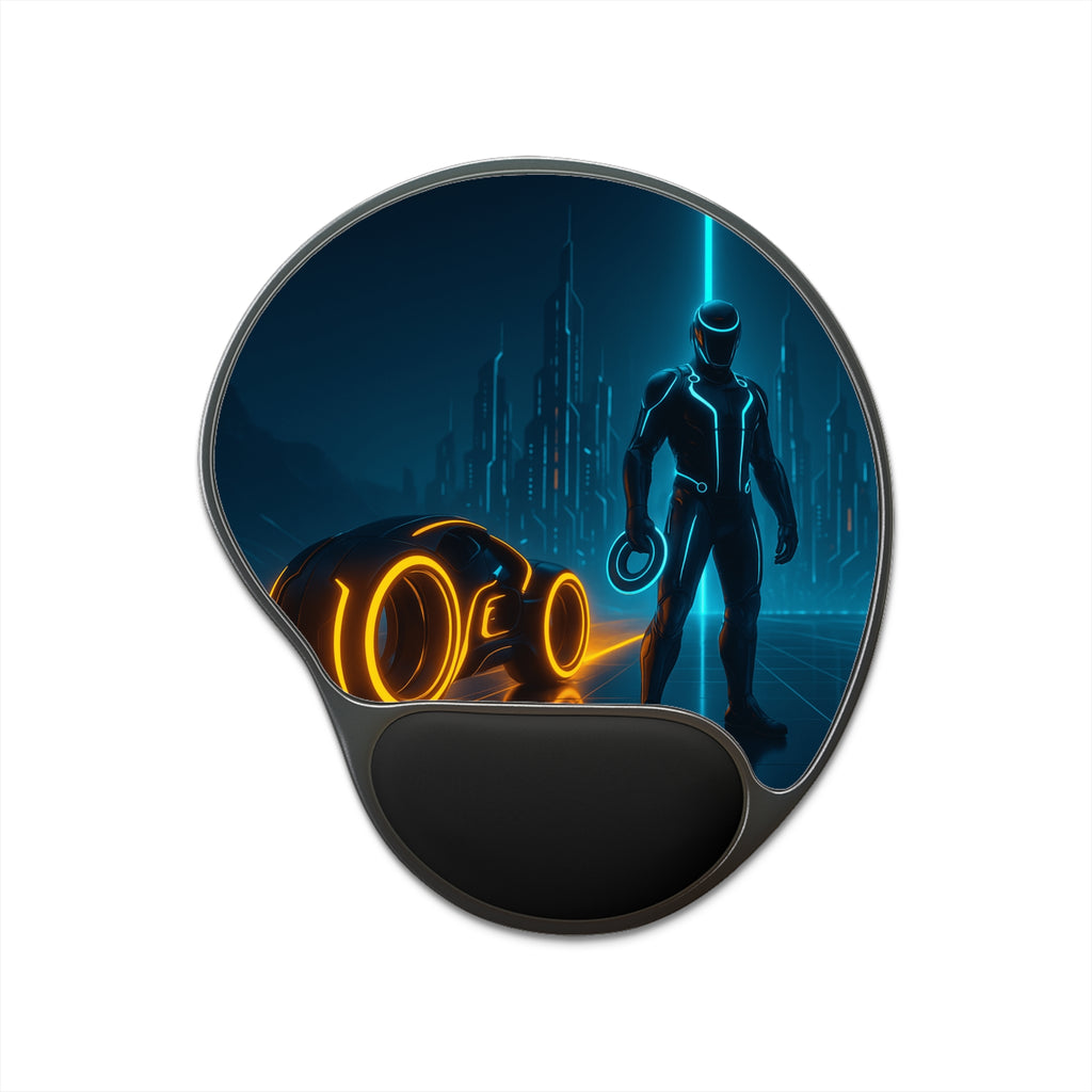Tron Gaming Mouse Pad with Wrist Rest