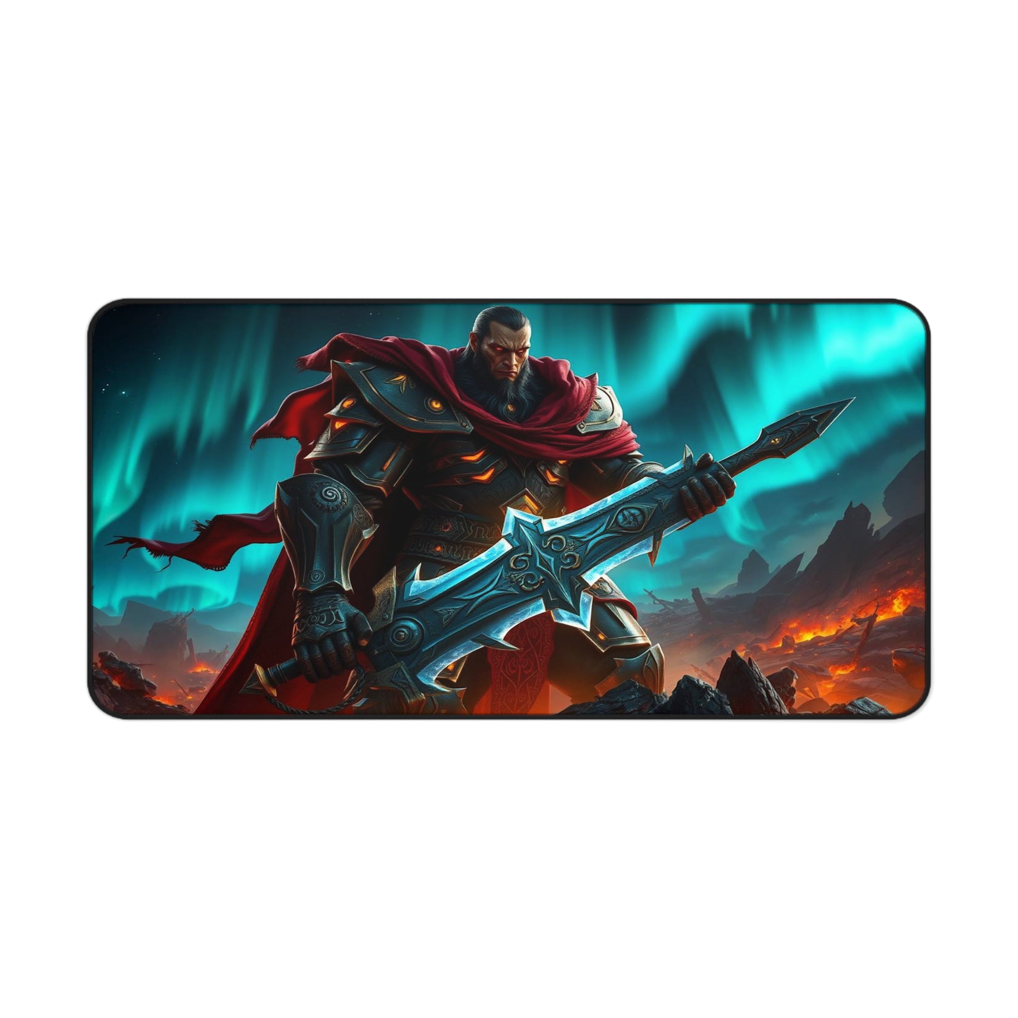 Warrior Desk Mat, Unique Gaming Mouse Pad