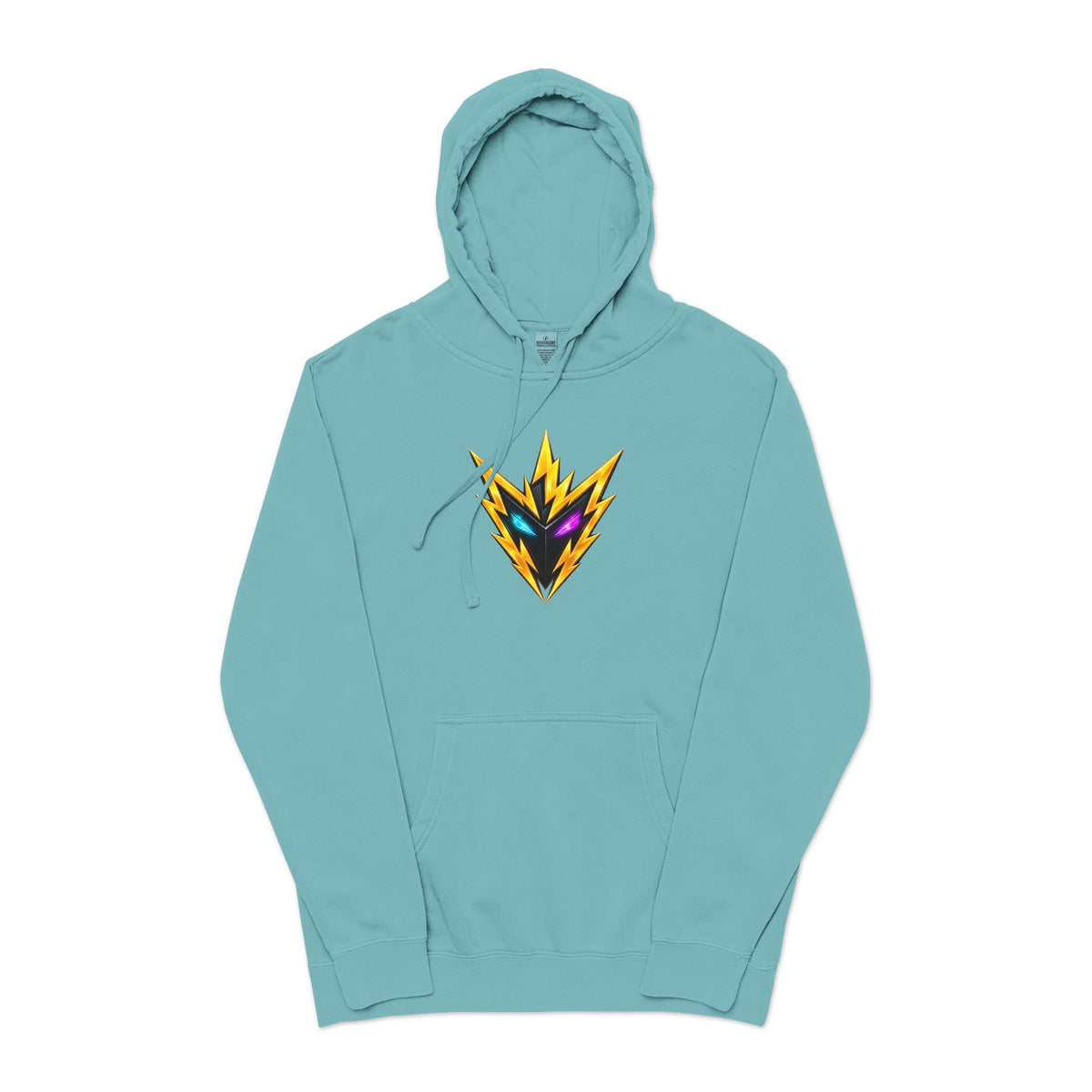 Rebel74 Graphic Hoodie - Pigment-Dyed Streetwear