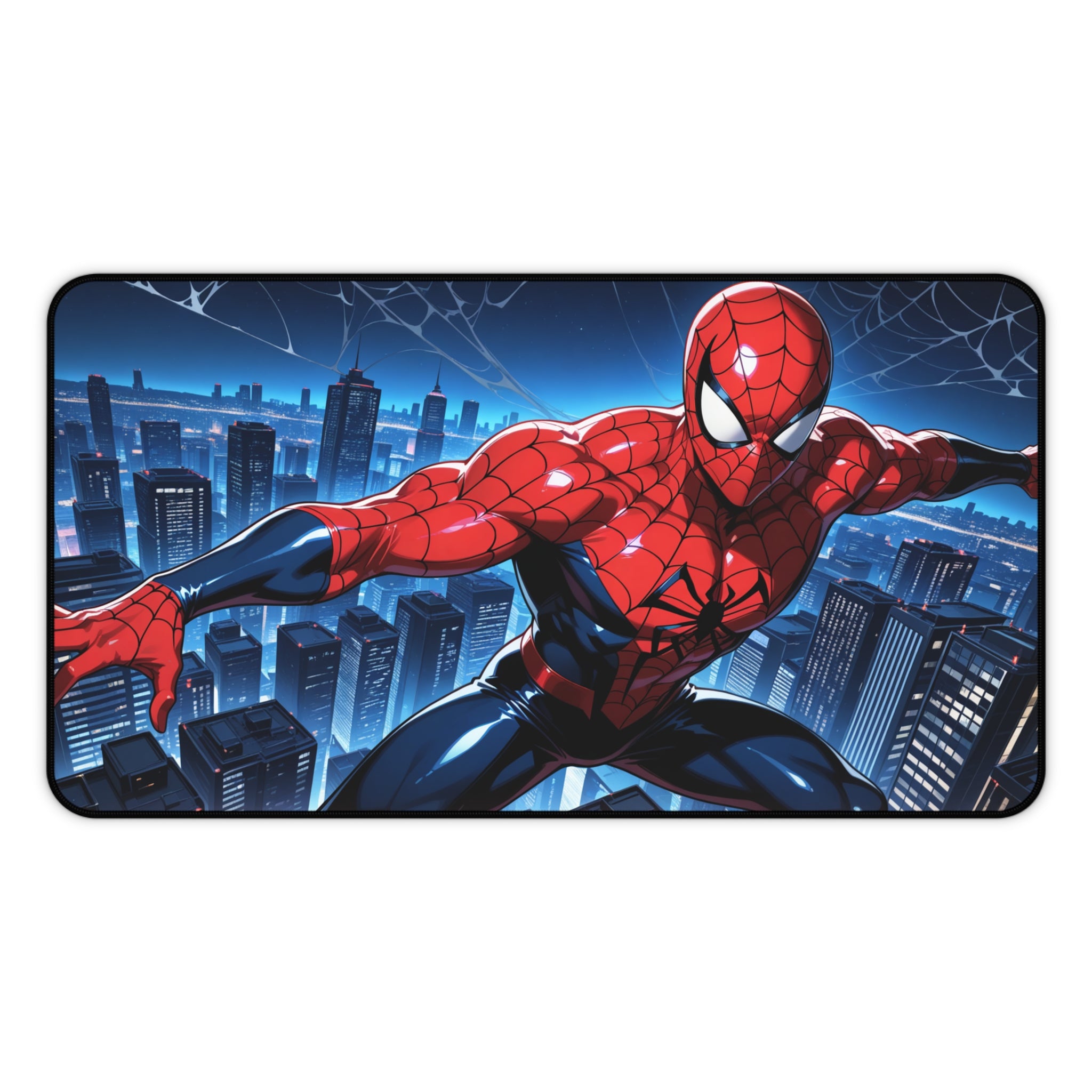 Spiderman Desk Mat, Spiderman Mouse Pad, Superhero Playmat with Vibrant Print