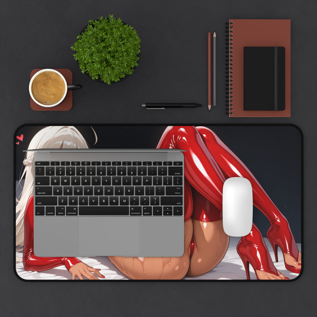 Anime Waifu Desk Mat, Gaming Mouse Pad, Desk Pad Gift for Gamers & Otaku
