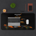 McLaren MCL38 Racing Desk Mat — Formula 1 Car Mouse Pad