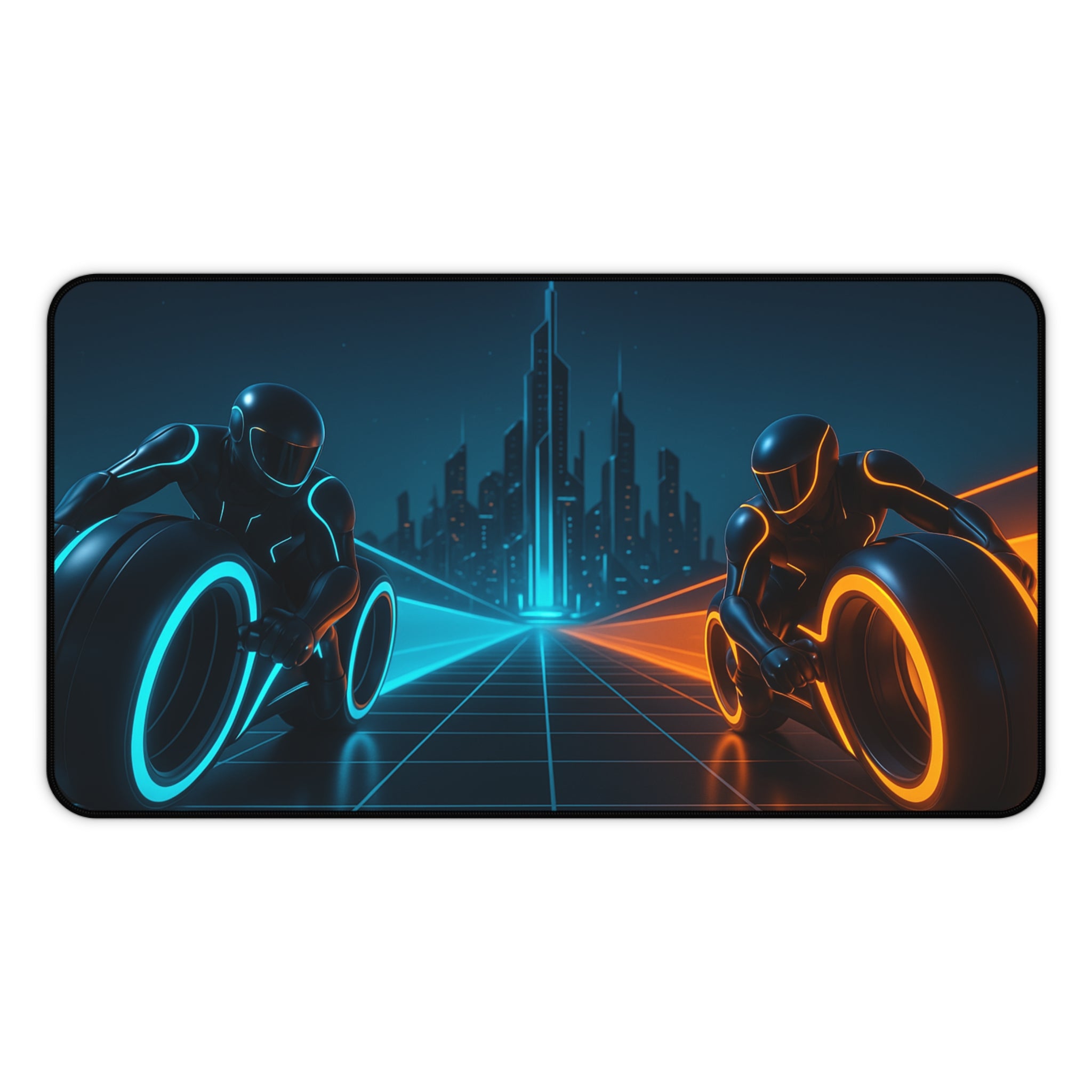 Tron Gaming Desk Mat - Tron Mouse Pad - Tron Legacy Style