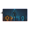 RGB LED Tron Gaming Mouse Pad, Tron Desk Mat