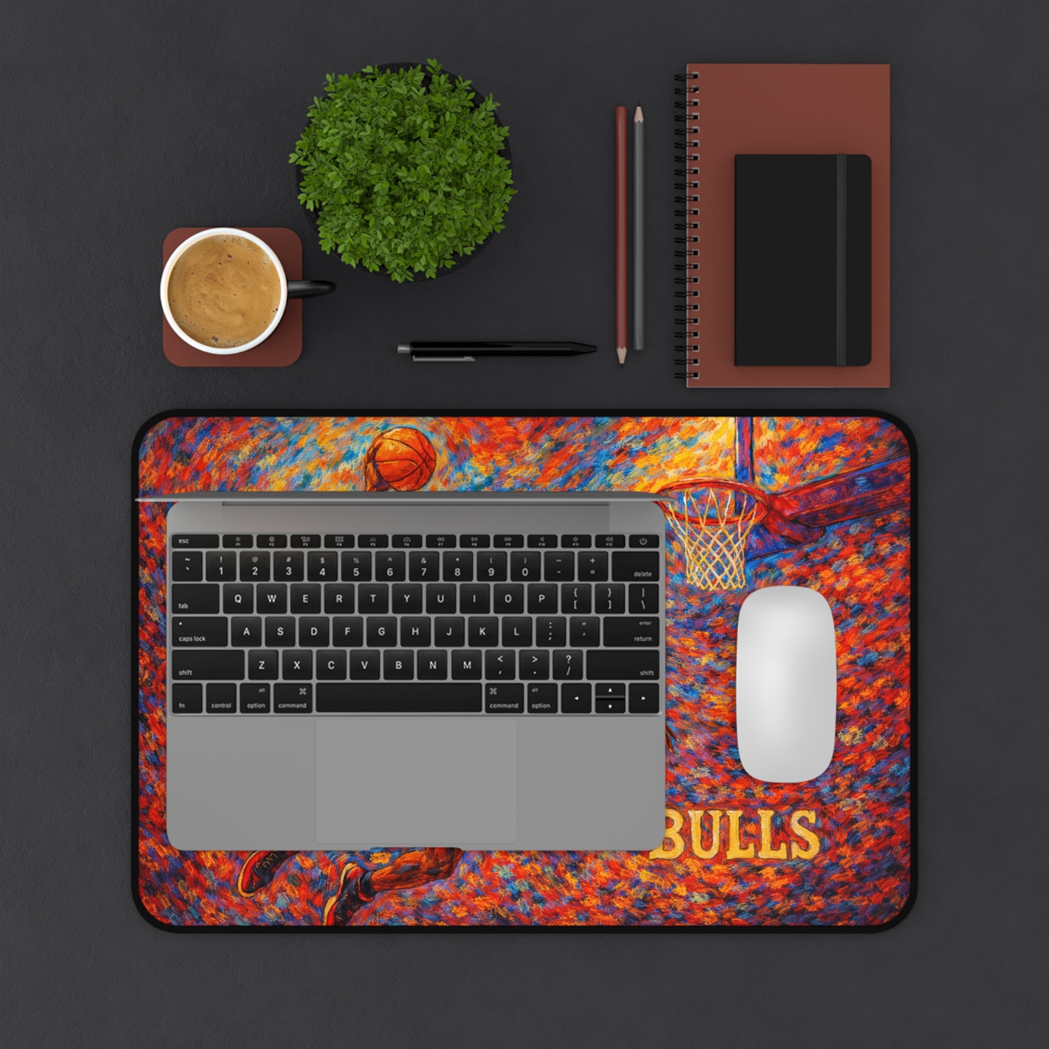 Michael Jordan Desk Mat, Colorful Non-Slip Mouse Pad for Office & Gaming