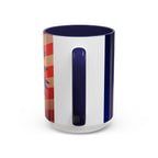 Patriotic Eagle & Flag Coffee Mug, American Coffee Tea Cup, American Kitchen Decor