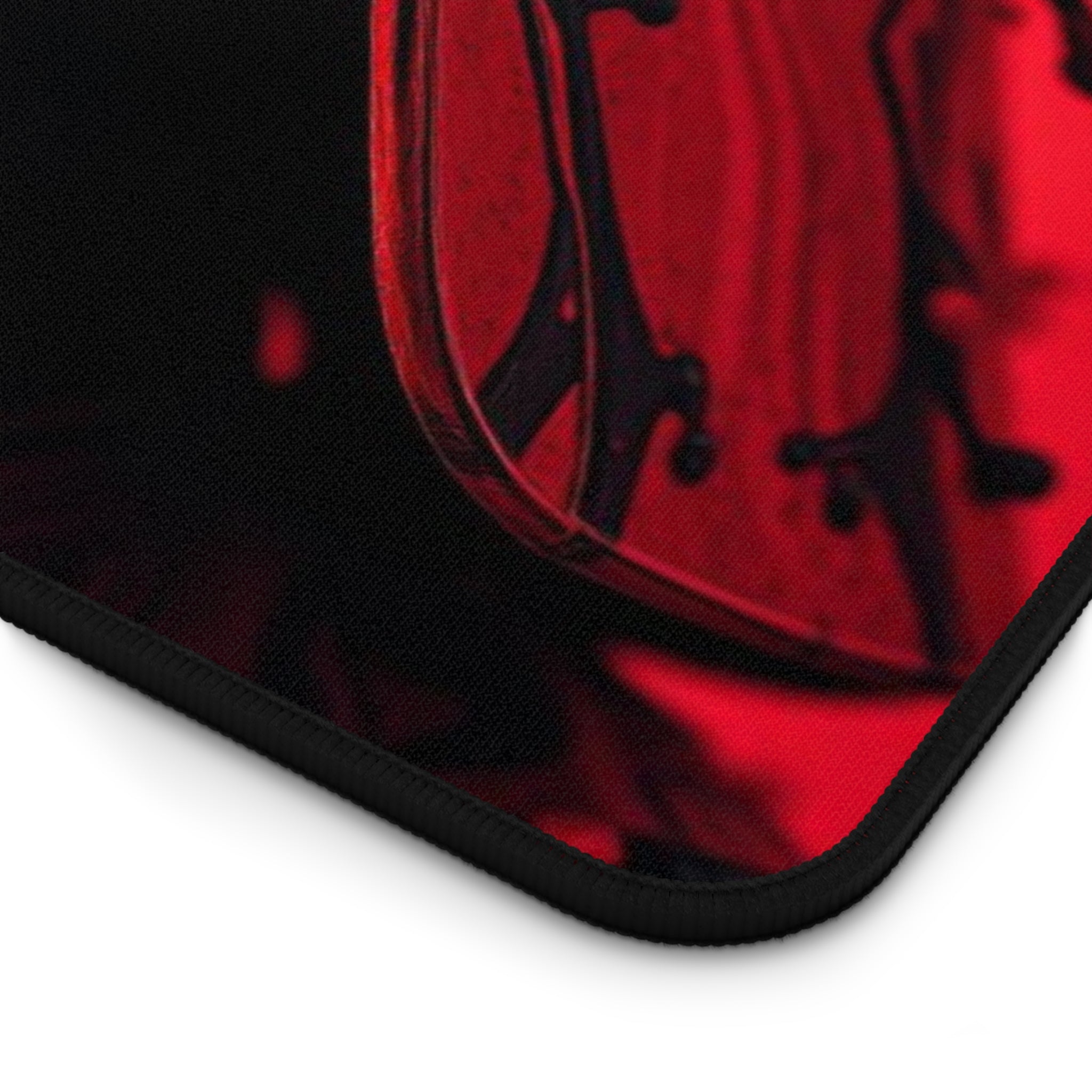 Red Darth Vader Helmet Mouse Pad — Dark Sith Gaming Desk Mat