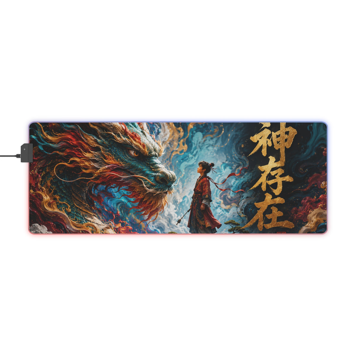 Epic Dragon RGB LED Gaming Mouse Pad