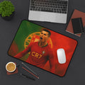 Cristiano Ronaldo Desk Mat, CR7 Mouse Pad, Non-Slip Surface for Work & Gaming