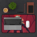 Alien Xenomorph Desk Mat, Sci-Fi Extra Mouse Pad, Unique Keyboard Mat
