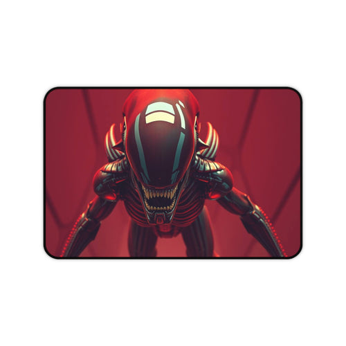 Alien Xenomorph Desk Mat, Sci-Fi Extra Mouse Pad, Unique Keyboard Mat