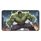 Hulk Desk Mat, Gaming Mouse Pad, Superhero Playmat with Vibrant Print