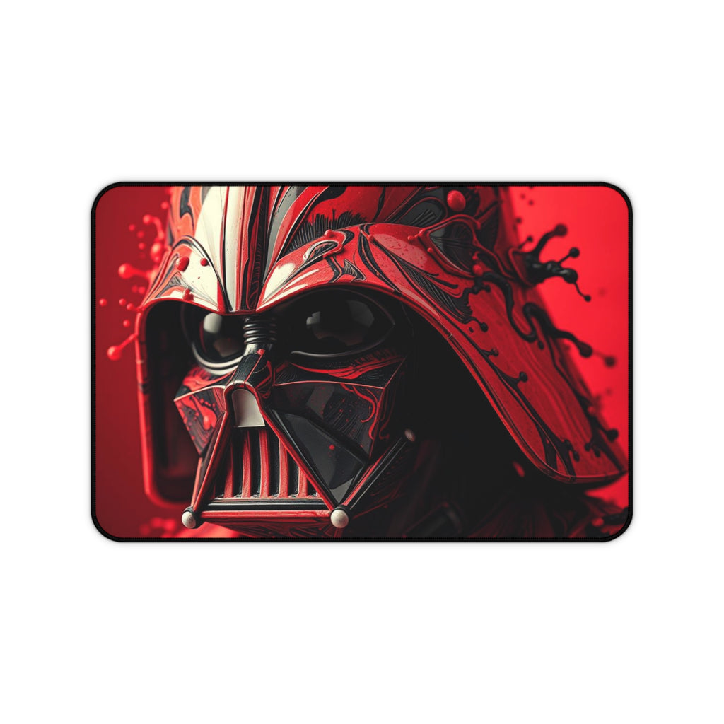 Red Darth Vader Helmet Mouse Pad — Dark Sith Gaming Desk Mat
