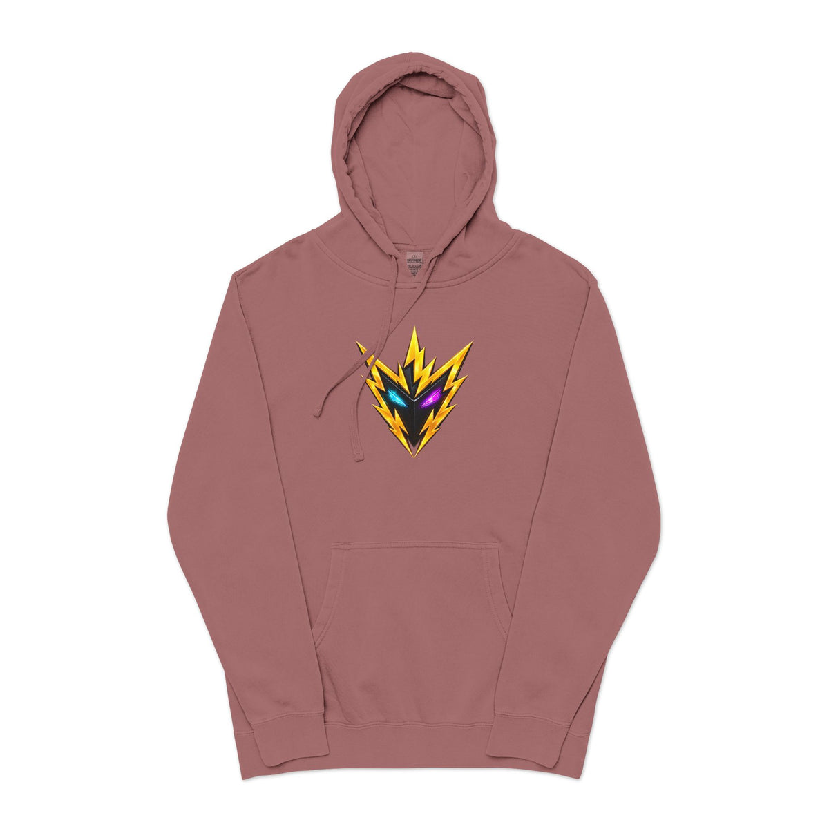 Rebel74 Graphic Hoodie - Pigment-Dyed Streetwear