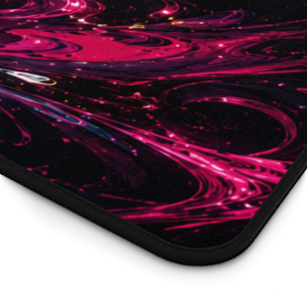 Kaelira Neon Samurai Anime Gaming Desk Mat