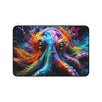 Vibrant Octopus Mouse Pad — Colorful Animal Print Desk Mat