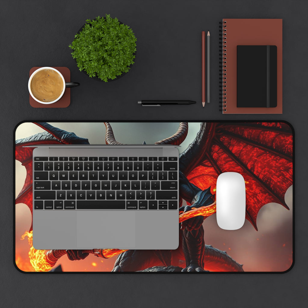 Demon Desk Mat, Premium Gaming Mouse Pad and Desk Decor