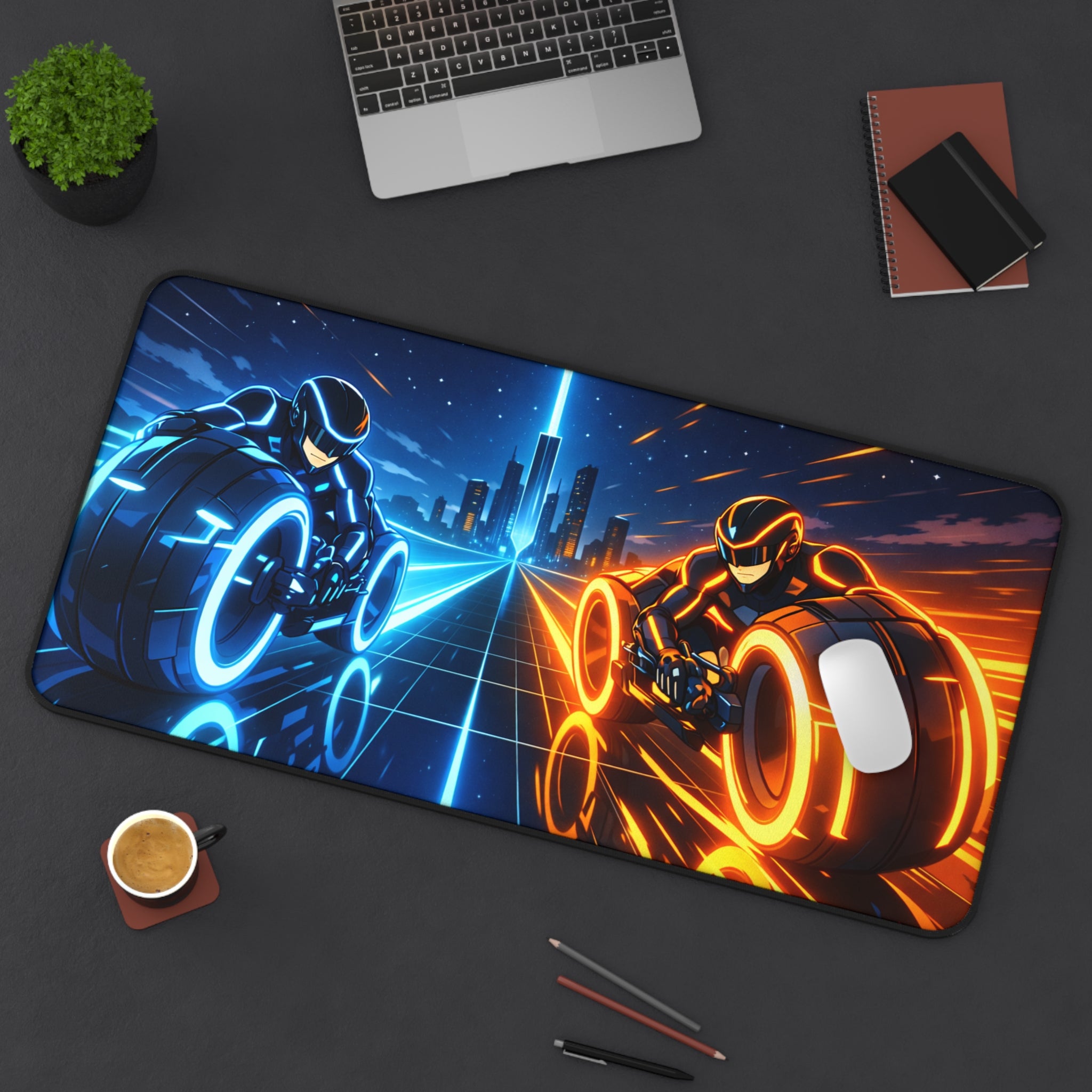 Tron Anime Desk Mat - Tron Gaming Mouse Pad