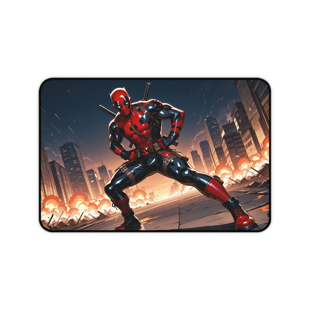 Deadpool Desk Mat, Gaming Mouse Pad, Superhero Playmat with Vibrant Print