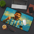 Lionel Messi Desk Mat, Vibrant, Durable, Non-Slip Surface for Work & Gaming
