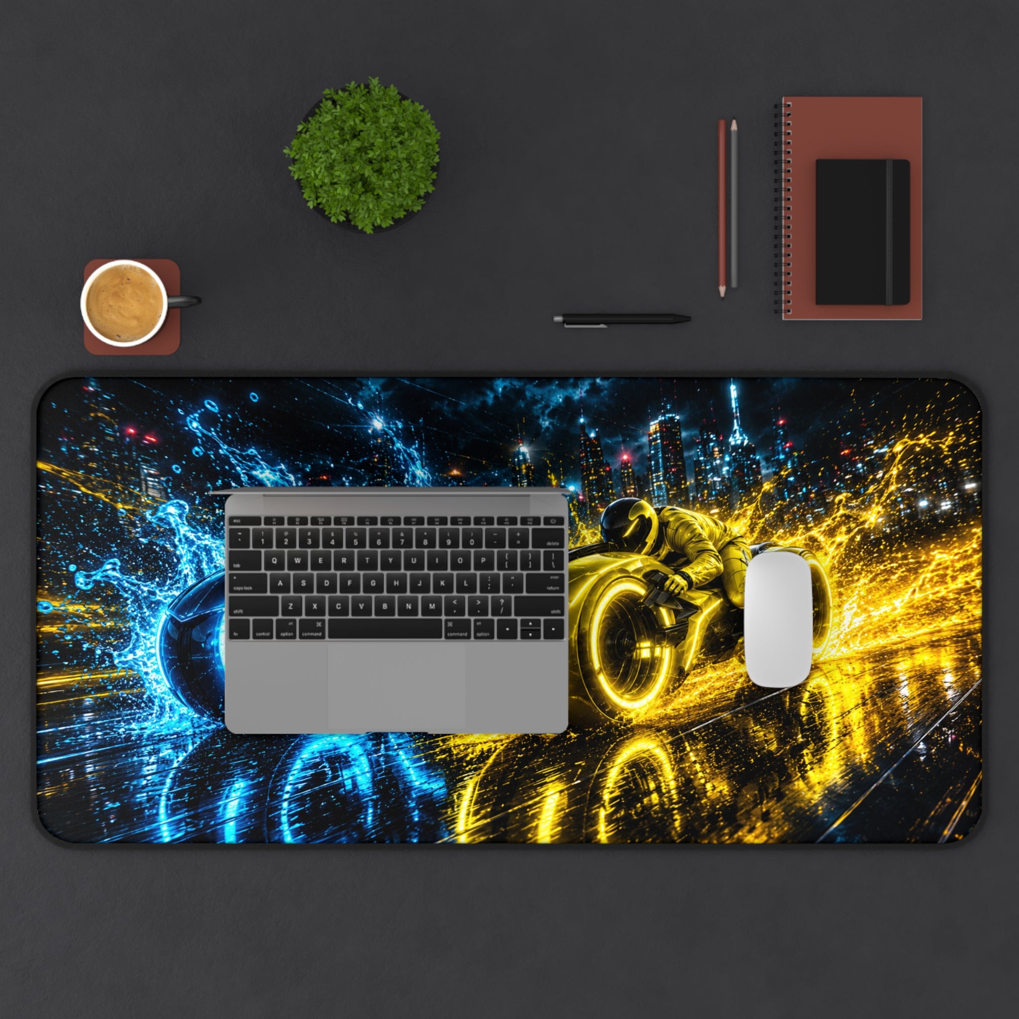 Tron Racers Mouse Pad - Tron-Inspired Desk Pad