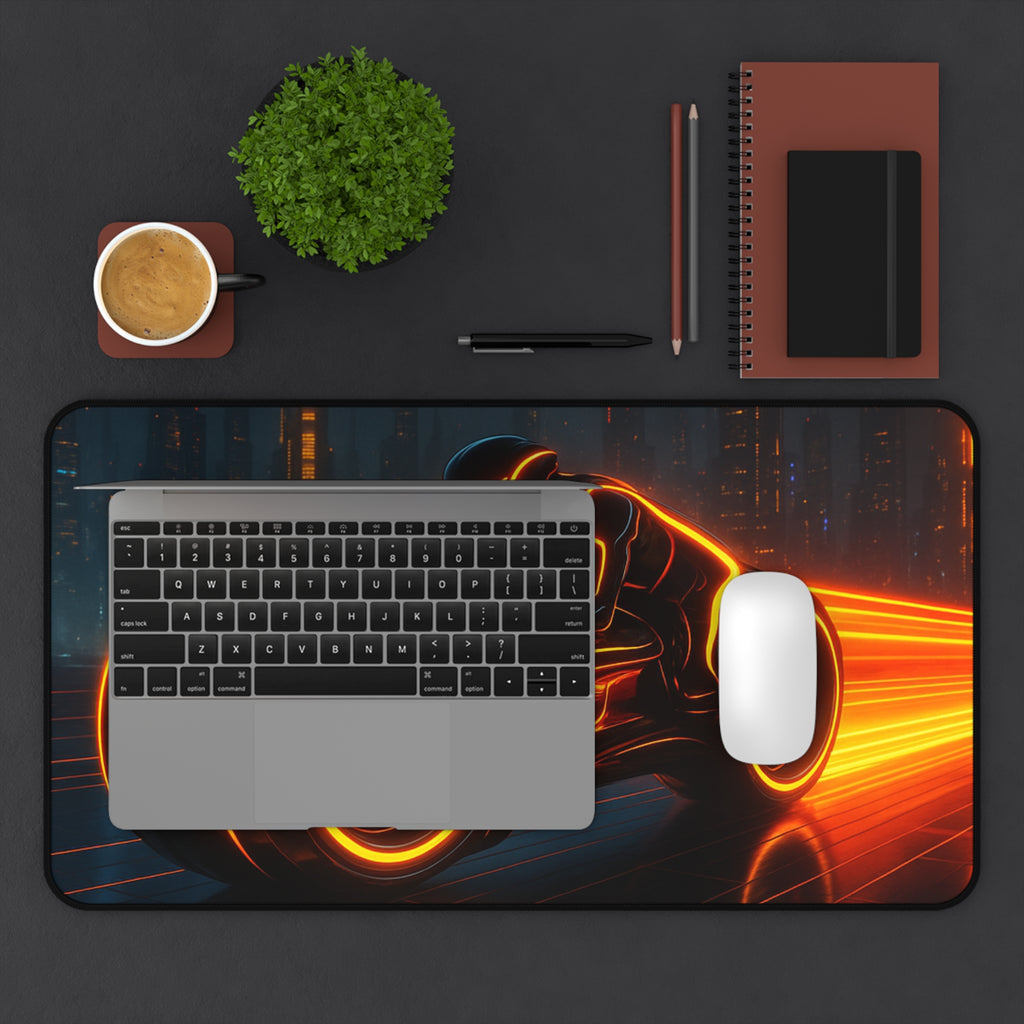 Tron Gaming Desk Mat - Tron Gaming Mouse Pad - Tron Legacy Style