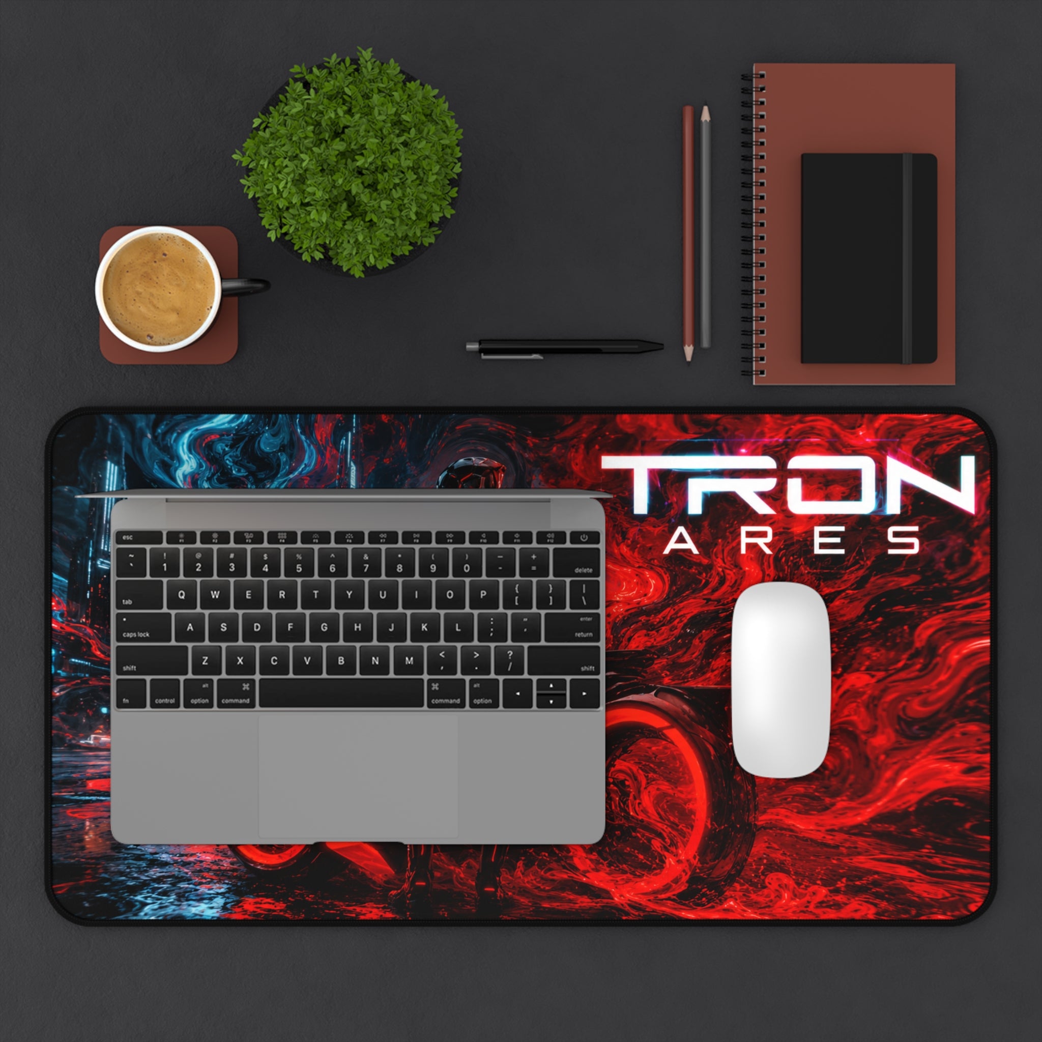 Tron Racer Desk Mat - Tron Ares-Inspired Mouse Pad