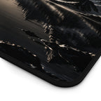 Cosmic Eclipse Mirror Lake Desk Mat & Mouse Pad