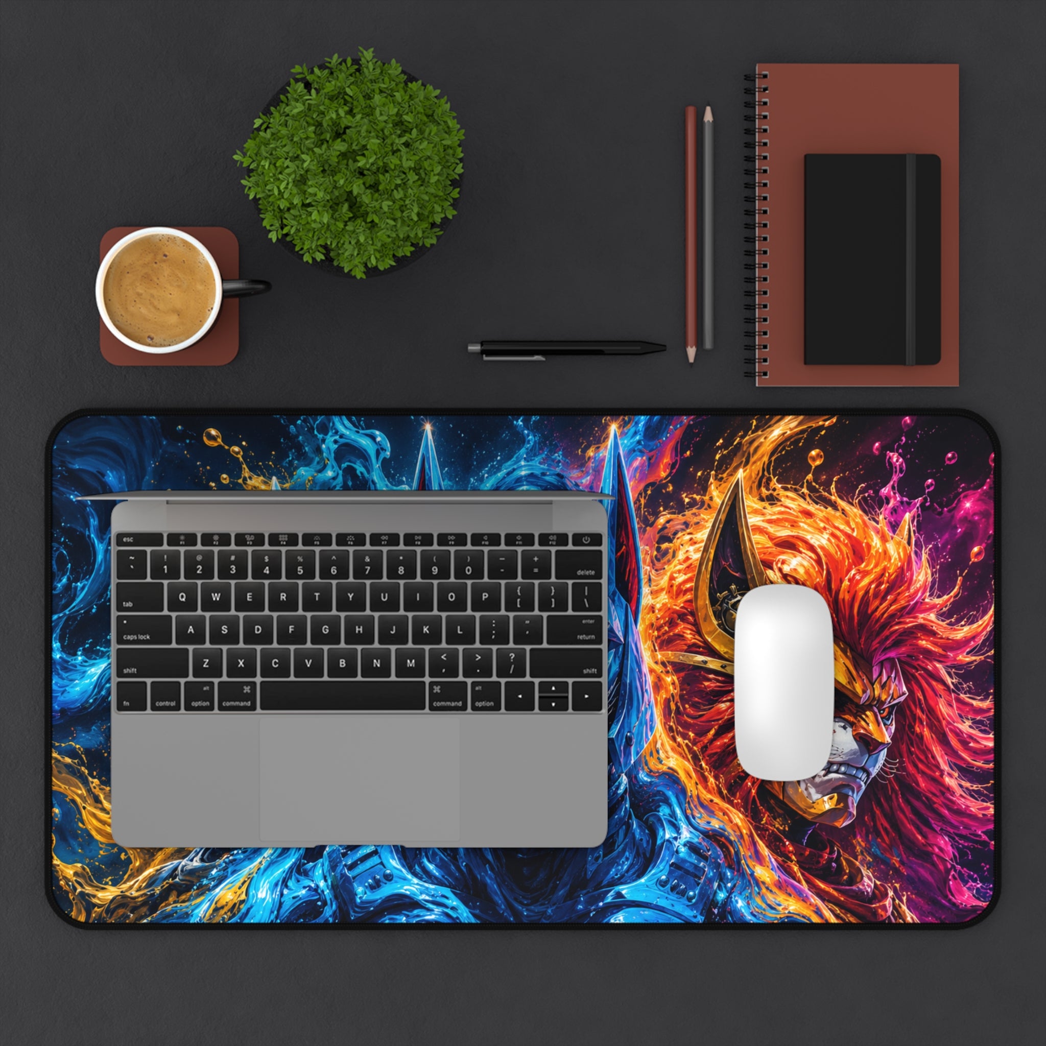 Galactic Cats Gaming Desk Mat