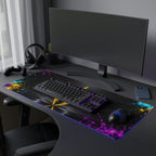 Rebel74 RGB LED Gaming Mouse Pad