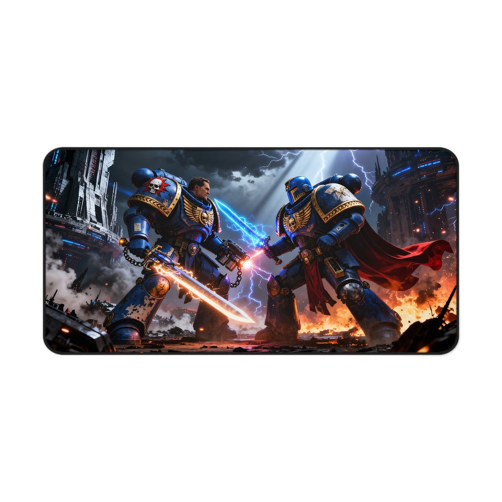 Space Marine Desk Mat, Space Warrior Mouse Pad for Work & Gaming