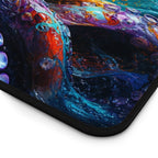 Vibrant Octopus Mouse Pad — Colorful Animal Print Desk Mat
