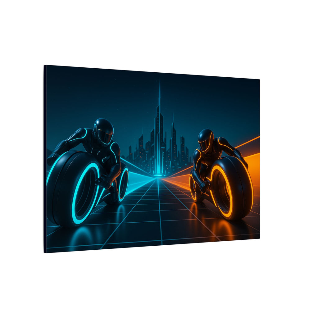 Tron Wall Art, Futuristic Tron Poster, Sci-Fi Wall Decor