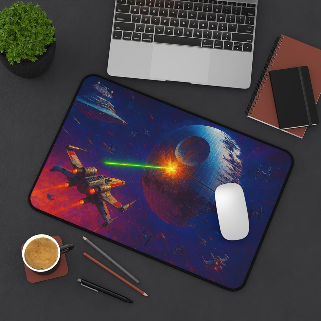 Death Star Desk Mat, Star Wars Gaming Mouse Pad & Keyboard Mat