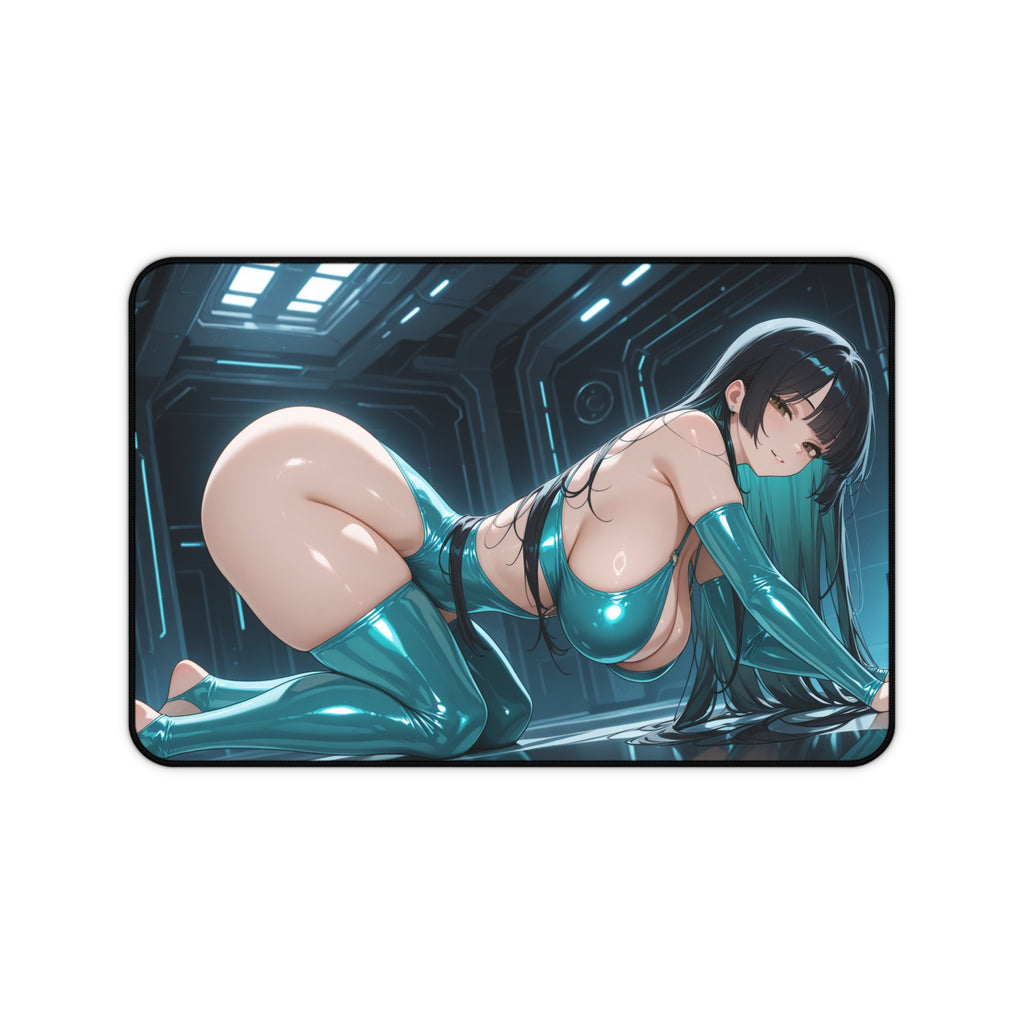 Anime Waifu Mouse Pad, Anime Girl Desk Mat, Desk Pad Gift for Gamers & Otaku