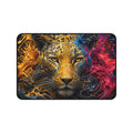 Leopard Art Desk Mat — Vibrant Color Splash Gaming & Office Mouse Pad