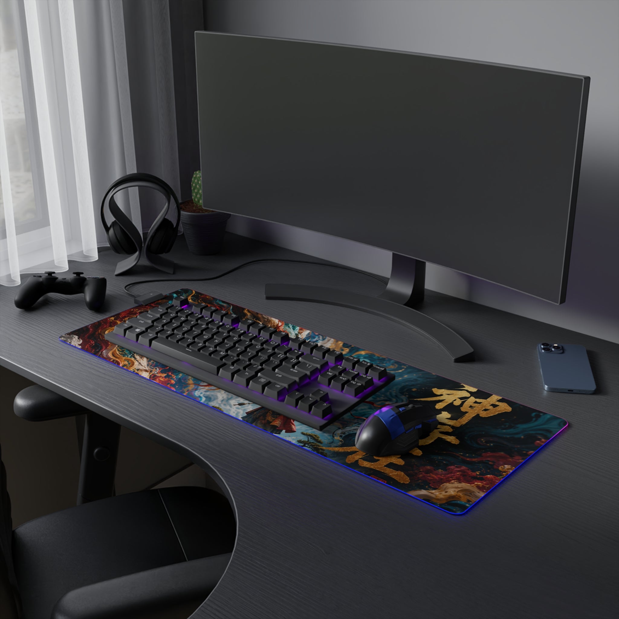 Epic Dragon RGB LED Gaming Mouse Pad