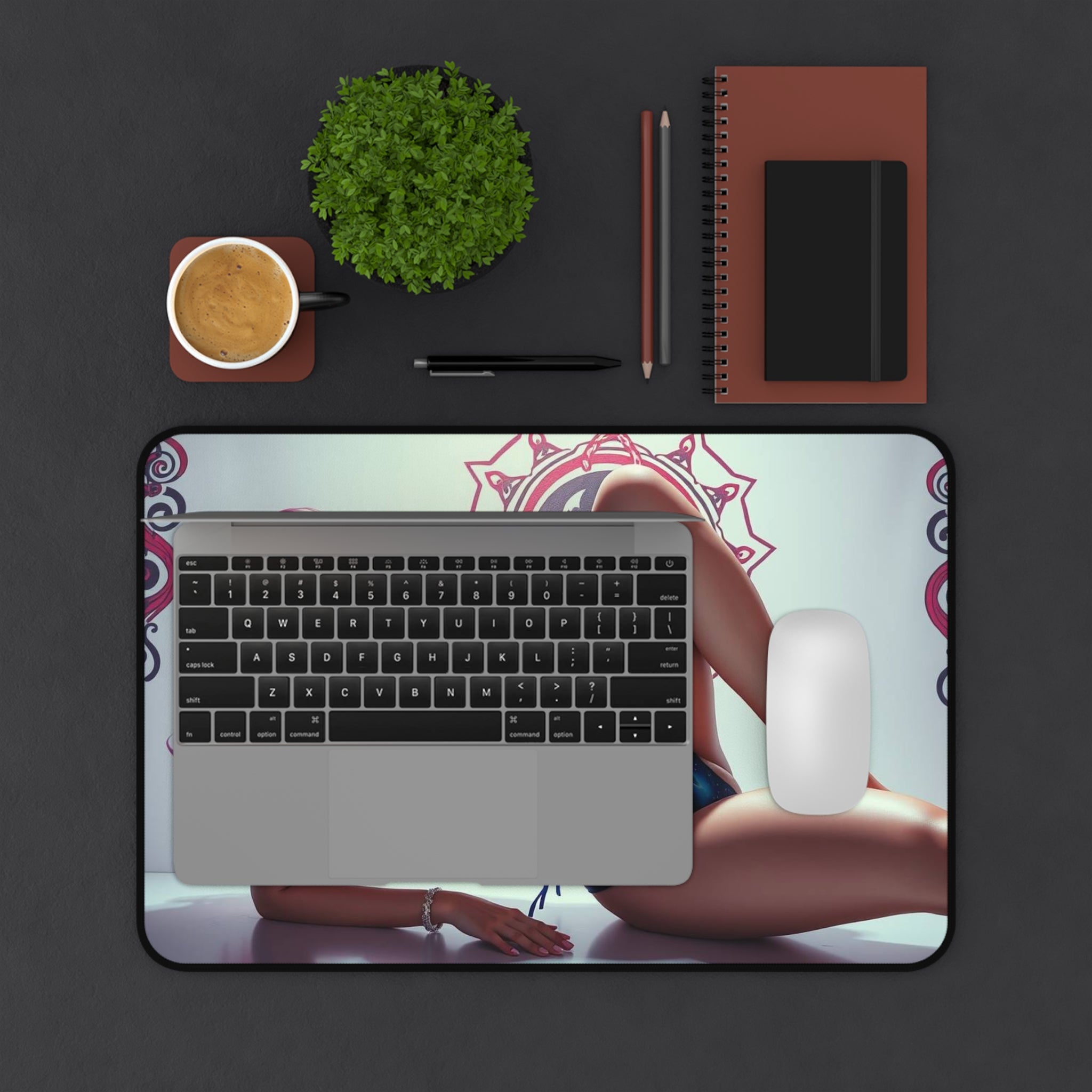 Sensual Girl Mouse Pad, Sexy Girl Desk Mat