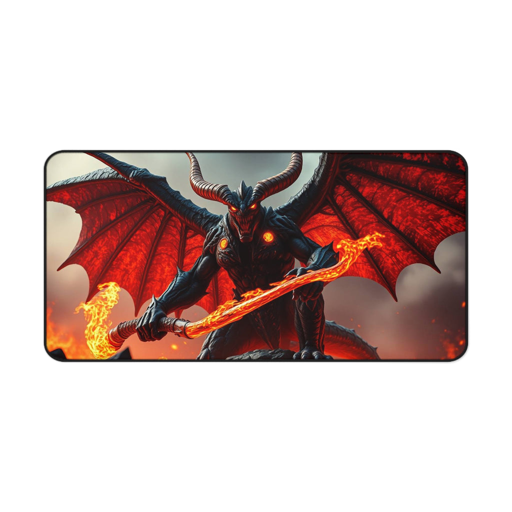 Demon Desk Mat, Premium Gaming Mouse Pad and Desk Decor
