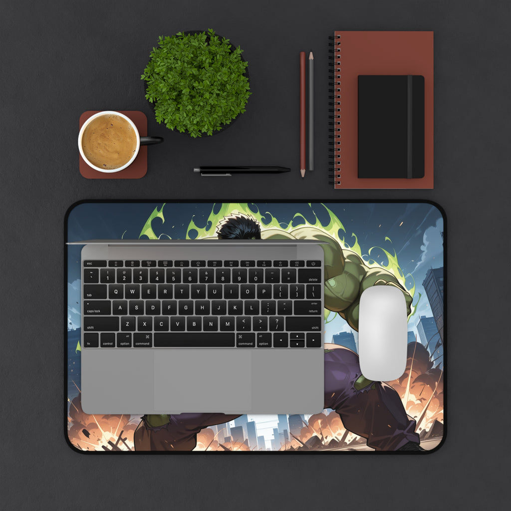 Hulk Desk Mat, Gaming Mouse Pad, Superhero Playmat with Vibrant Print