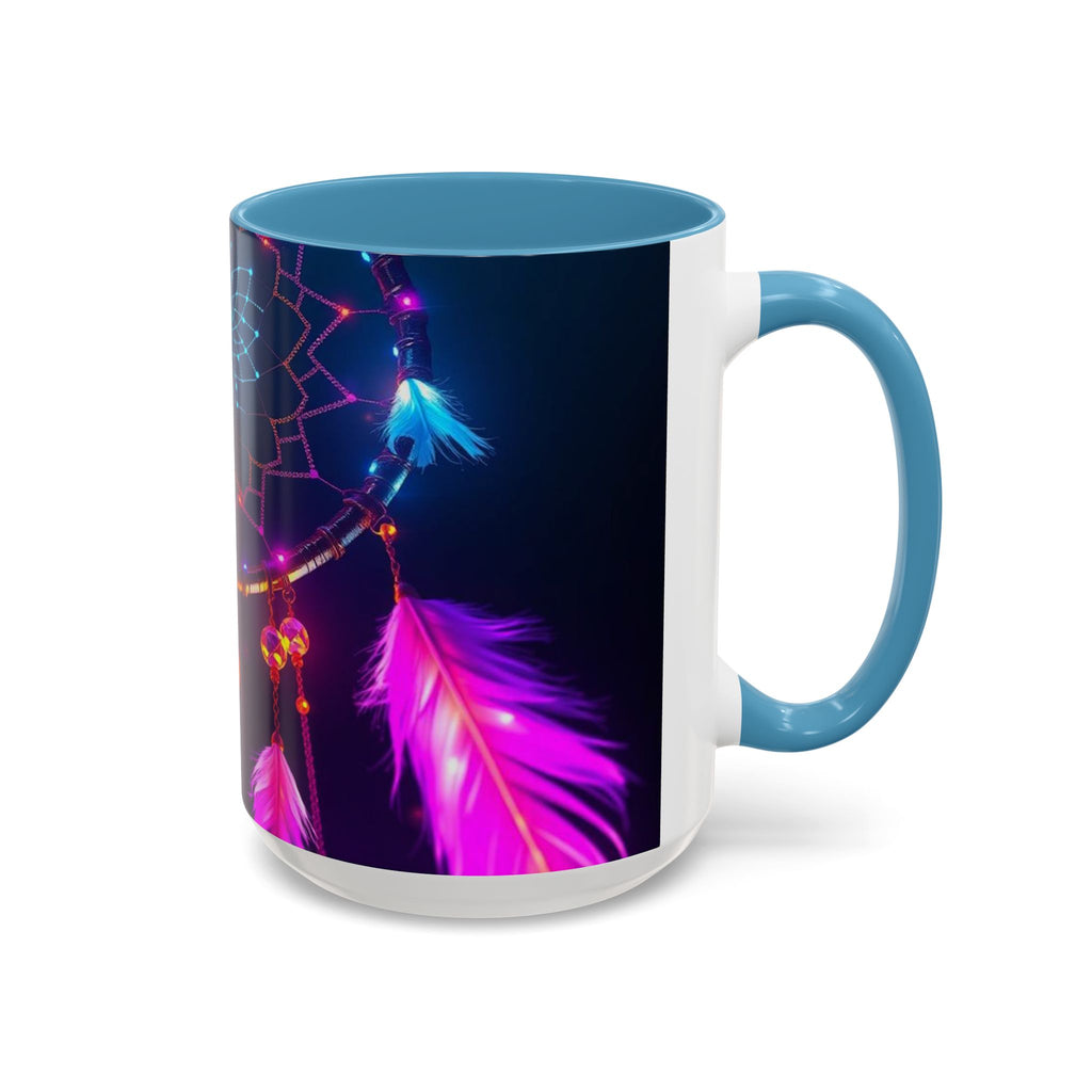 Dreamcatchers Ceramic Mug, Colorful Interior, Microwave and Dishwasher Safe
