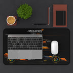 McLaren MCL38 Racing Desk Mat — Formula 1 Car Mouse Pad