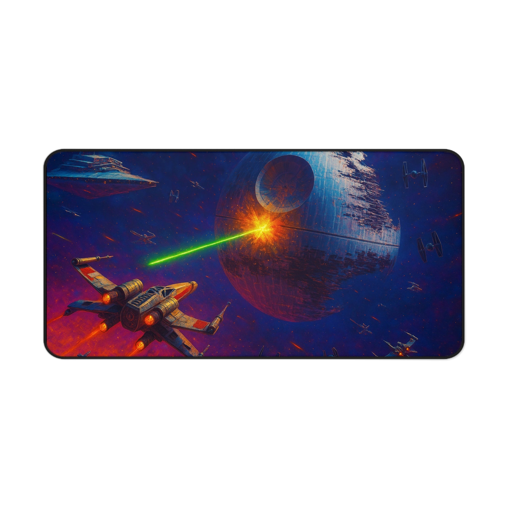 Death Star Desk Mat, Star Wars Gaming Mouse Pad & Keyboard Mat