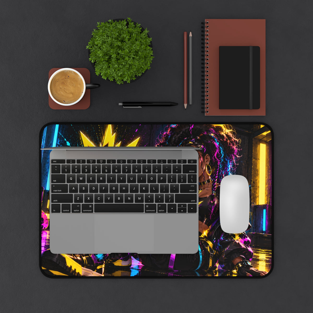 Anime Waifu Gaming Desk Mat for Otaku Setups