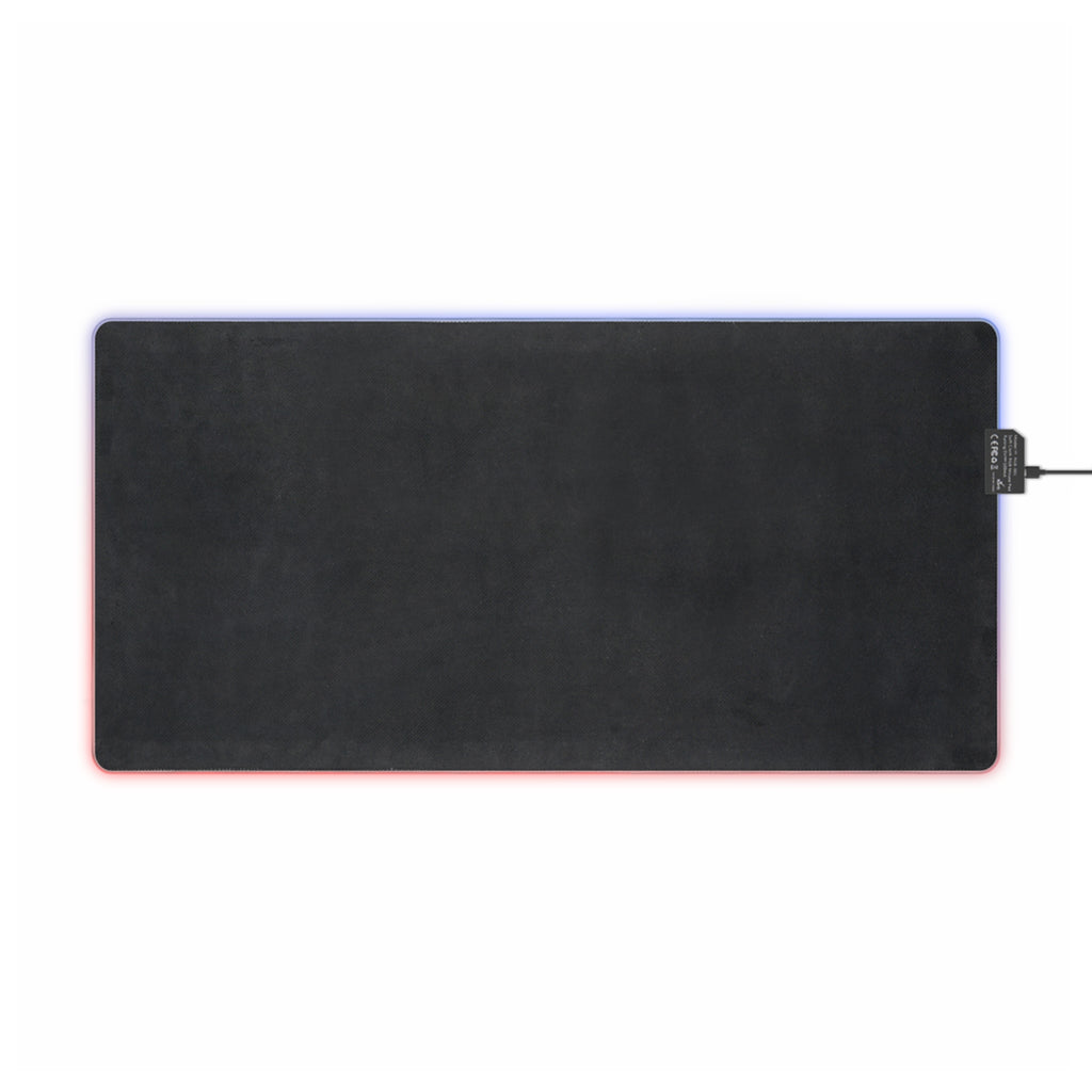 RGB LED Tron Anime Desk Mat, Gaming Mouse Pad