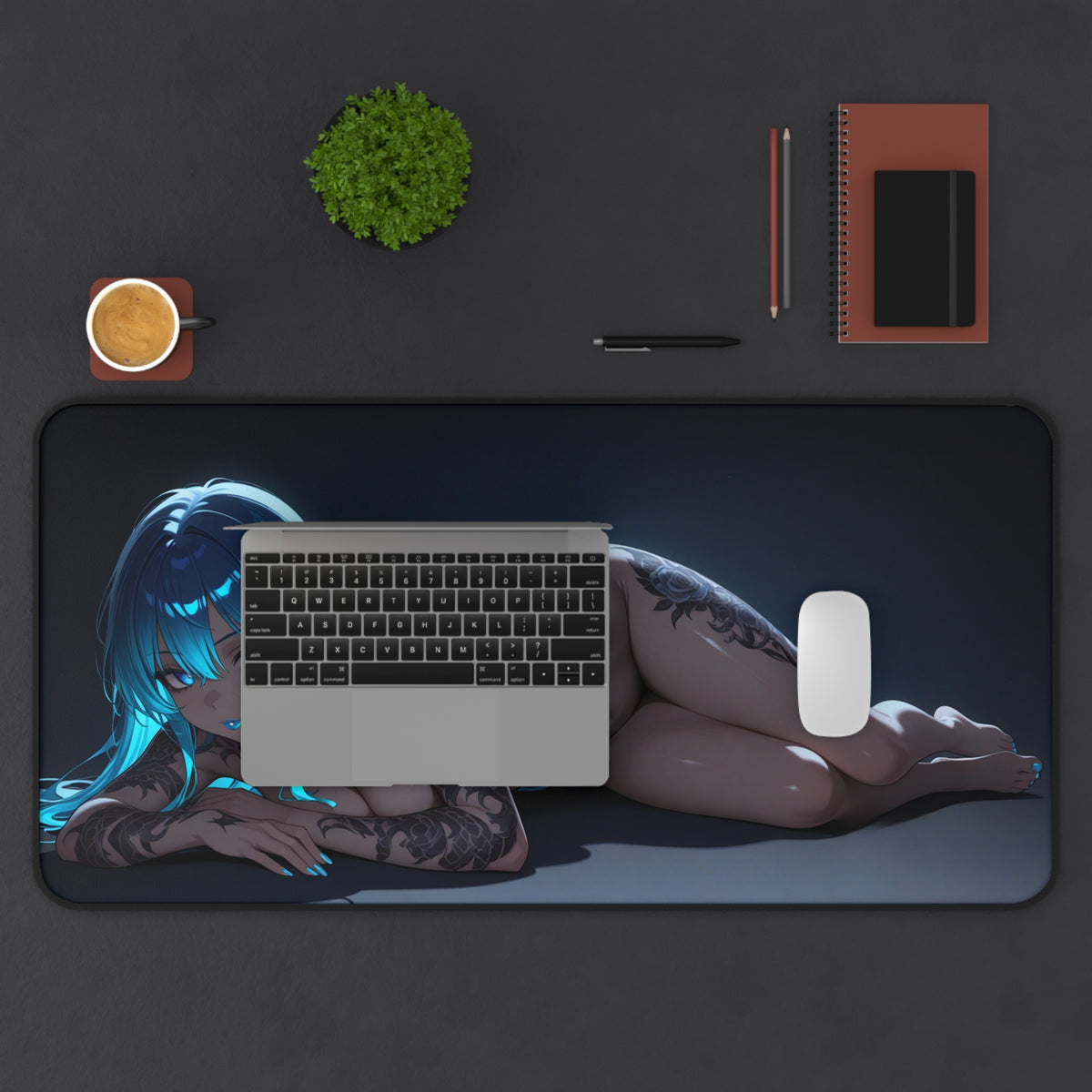 Anime Waifu Desk Mat, Sexy Girl Desk Pad, Play Mat for Gaming Setup