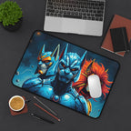 Galactic Cats Desk Mat, Premium Mouse Pad