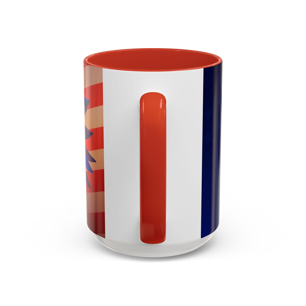 Patriotic Eagle & Flag Coffee Mug, American Coffee Tea Cup, American Kitchen Decor