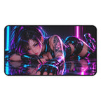 Premium Anime Waifu Desk Mat with Non-Slip Base