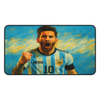 Lionel Messi Desk Mat, Vibrant, Durable, Non-Slip Surface for Work & Gaming